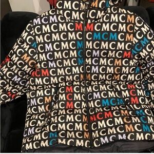 Mens MCM all over monogram logo puffer